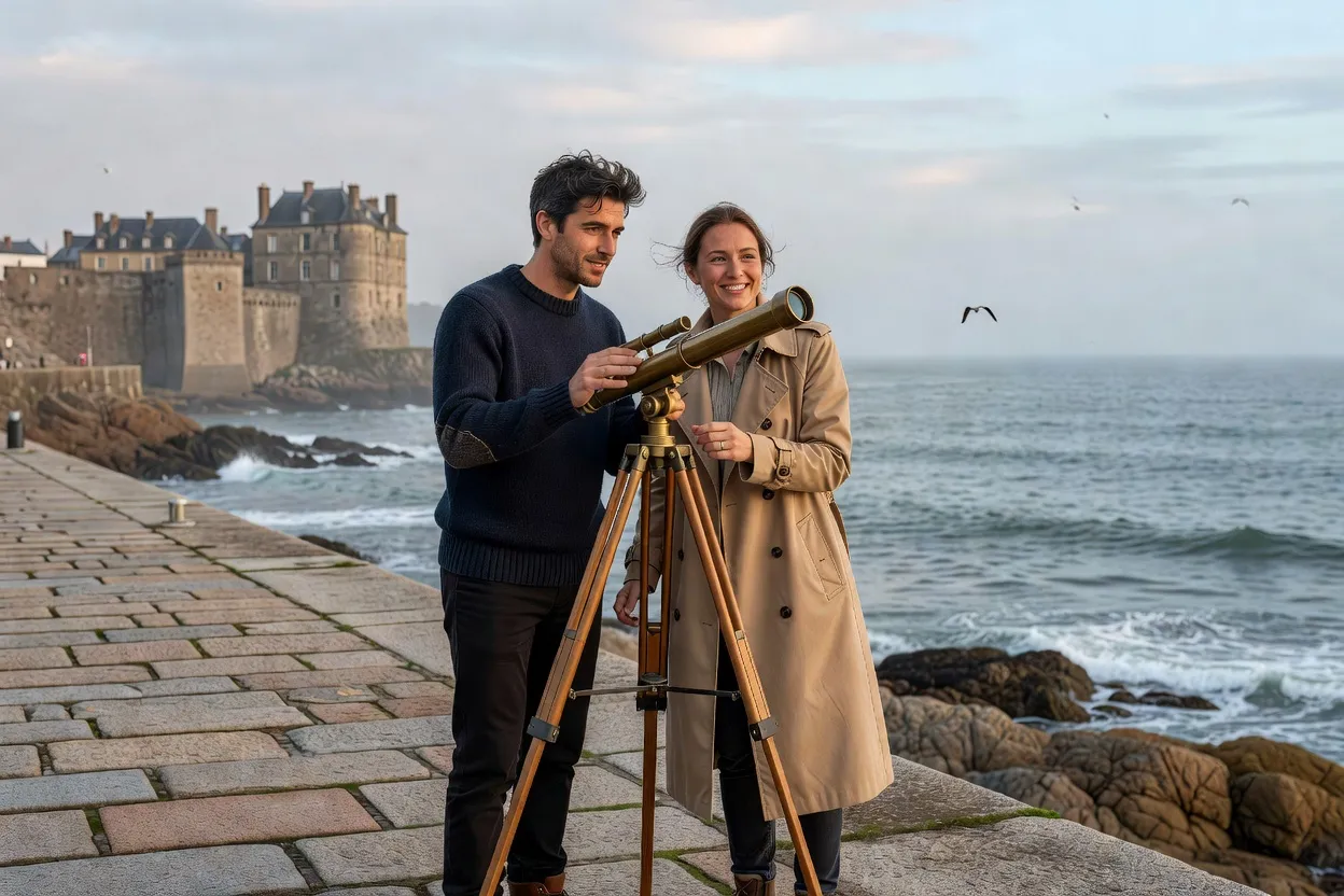 Groupe pratiquant une activité de loisirs à Brest