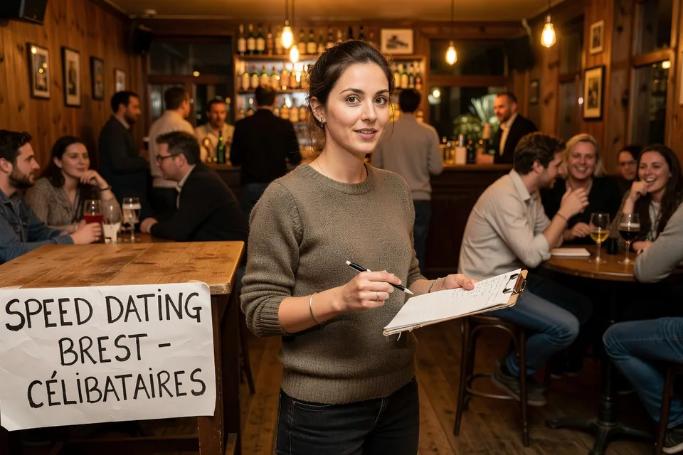 Céline Morvant, organisatrice des Apéros Cœurs Bretons, révèle les secrets du speed dating à Brest en 2026
